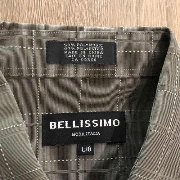 Like new! - BELISSIMO MODA ITALIA Short Sleeve Button Down Shirt - Picture 2 of 9